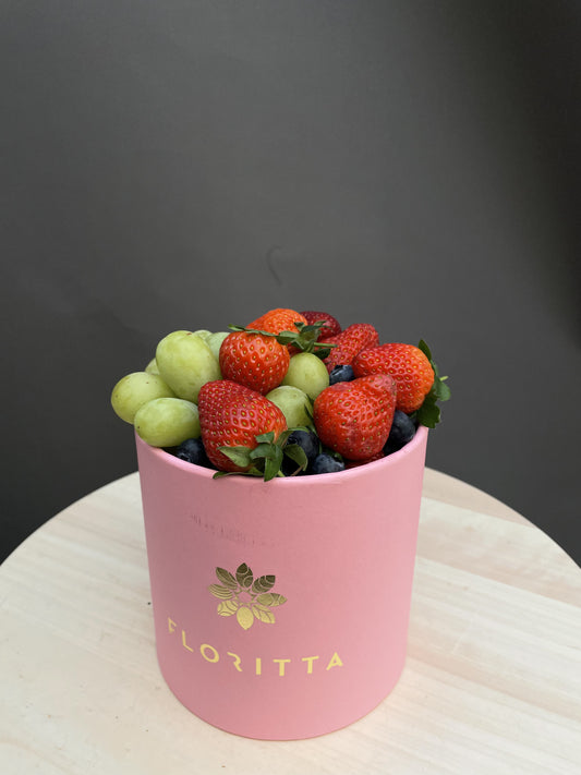 Mix of berries in an elegant box