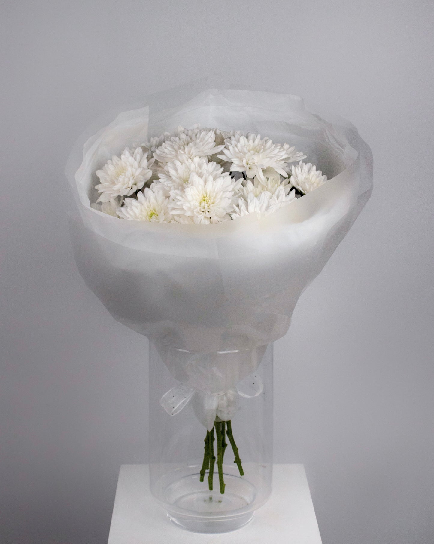 Pure White Chrysanthemum Bouquet