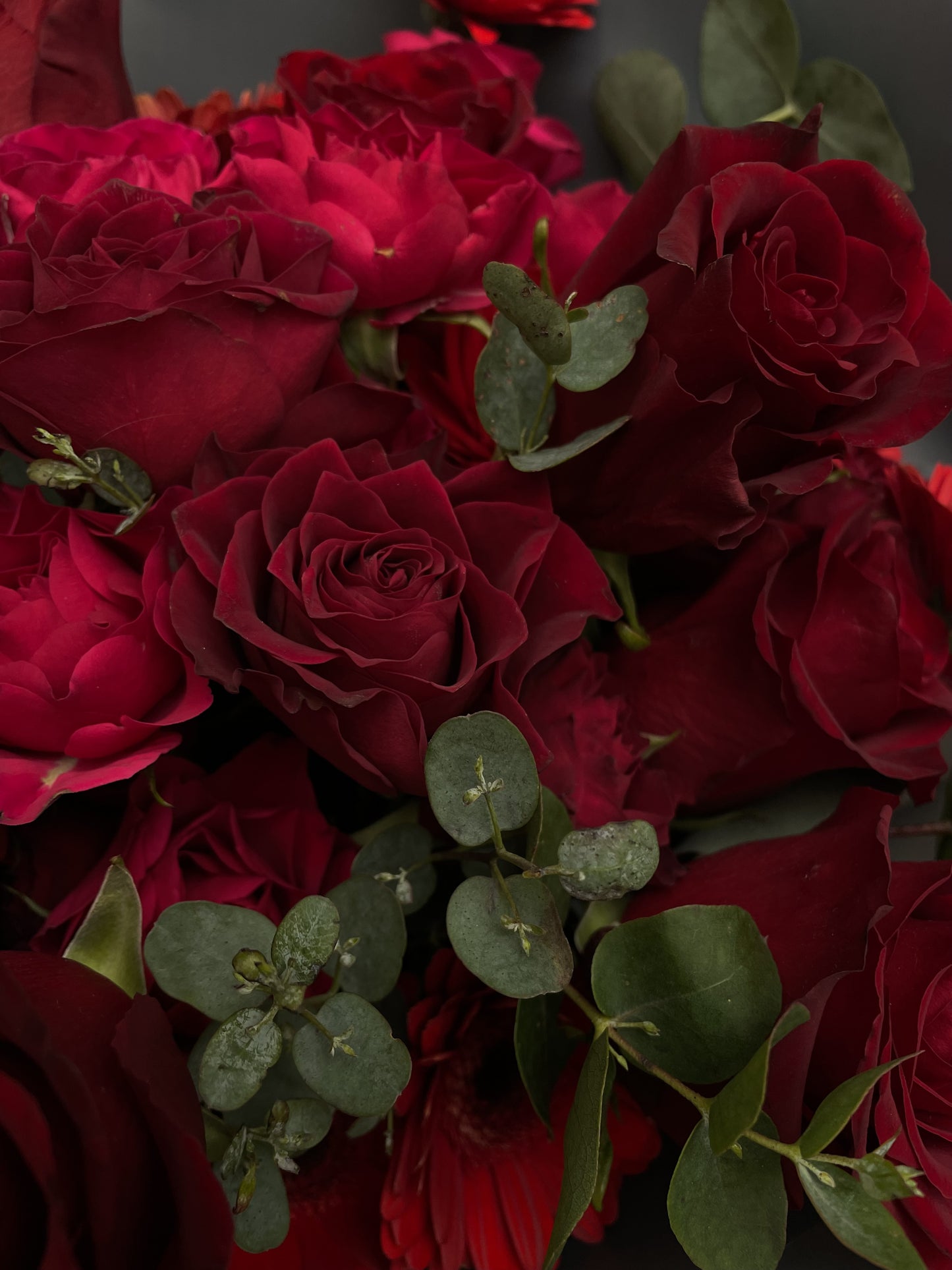 Shantelle - stunning bouquet of red flowers